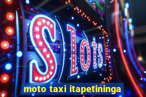 moto taxi itapetininga